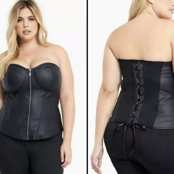 torrid Other - Torrid Faux Leather corset